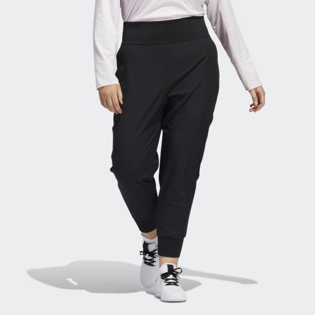 Black Adidas Essential Jogger Pants (Plus Size)