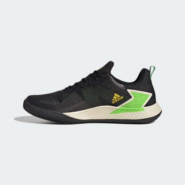 Black Adidas Defiant Speed Tennis Shoes