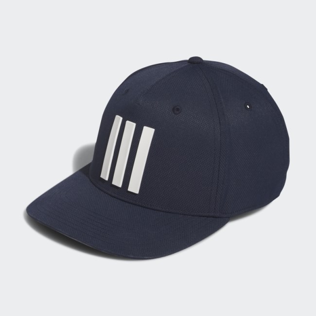 Navy Adidas 3-Stripes Tour Hat