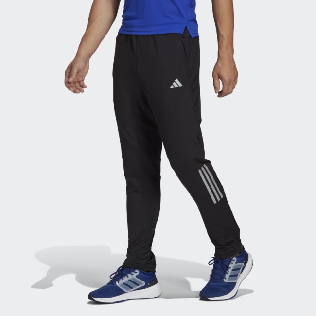 Black Adidas Own the Run Astro Knit Joggers