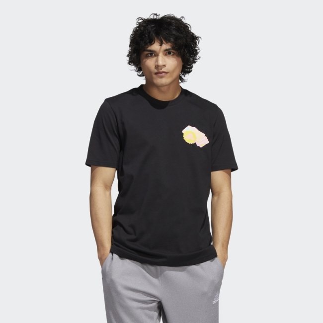 Pack the Essentials Graphic Tee Black Adidas