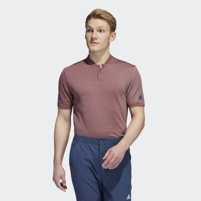 Statement Seamless Polo Shirt Burgundy Adidas