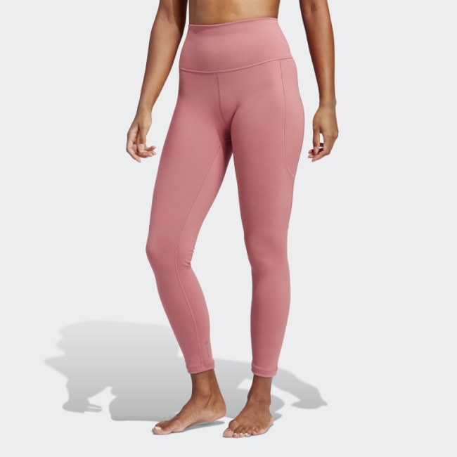 Adidas Yoga Studio 7/8 Leggings Pink