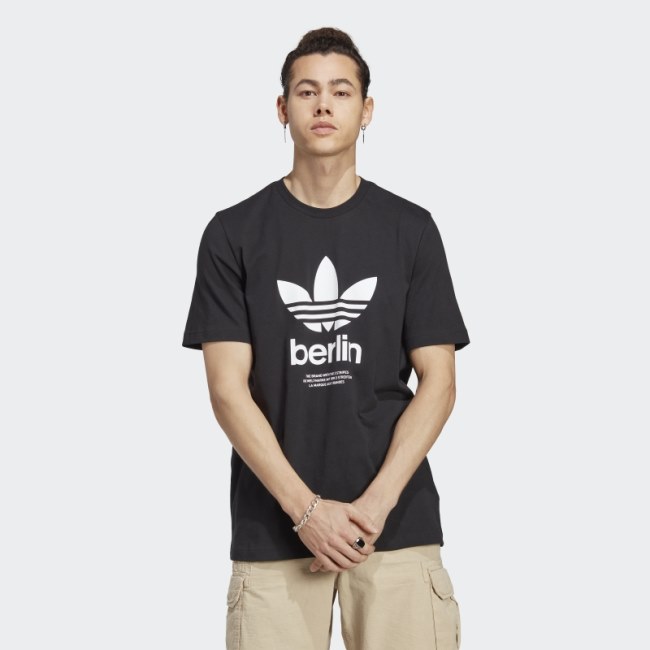 Black Icone Berlin City Originals T-Shirt Adidas