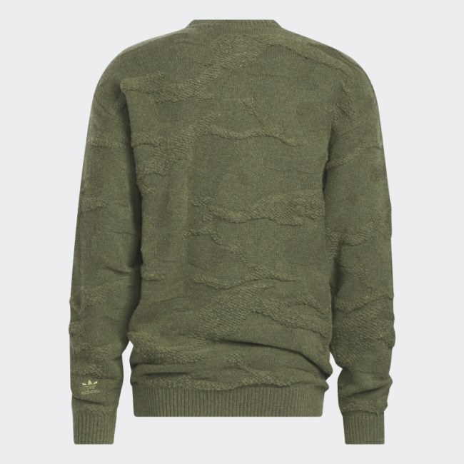 Knit Crewneck Sweatshirt (All Gender) Pine Adidas