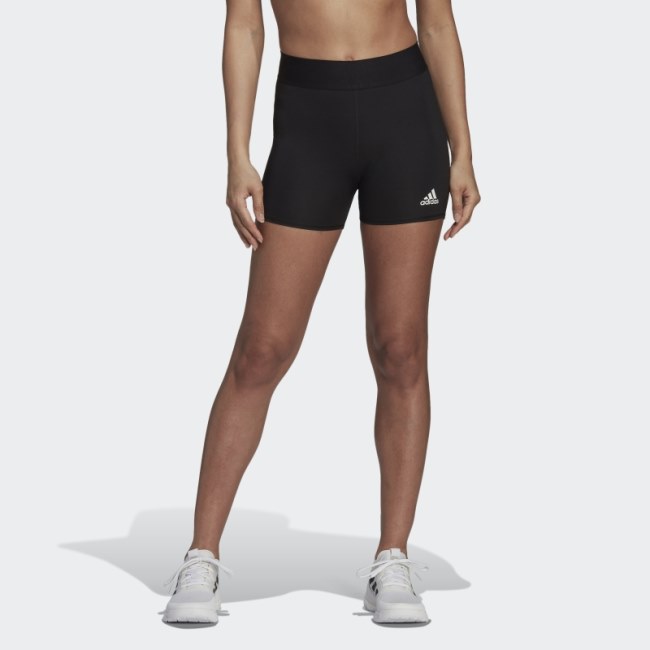 Black Techfit Period-Proof Volleyball Shorts Adidas