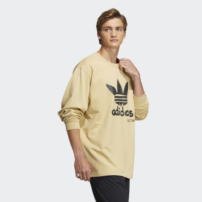 Hazy Beige Song for the Mute Long Sleeve Tee Adidas