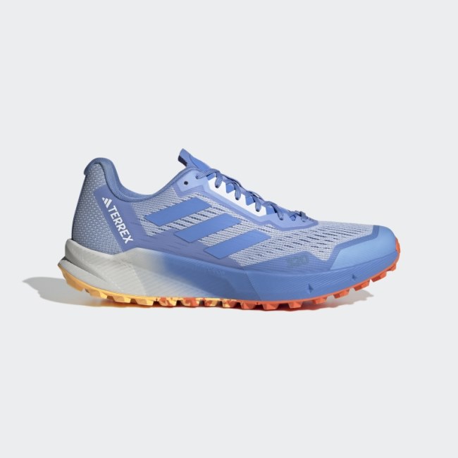 Adidas Terrex Agravic Flow Trail Running Shoes 2.0 Blue Dawn
