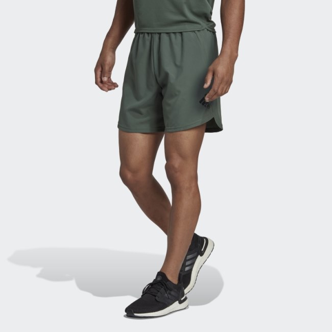 Adidas AEROREADY Designed for Movement Shorts Green Oxide