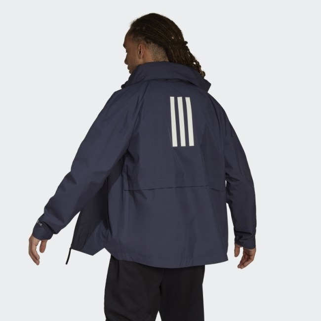 Adidas Traveer RAIN.RDY Jacket (Gender Neutral) Navy