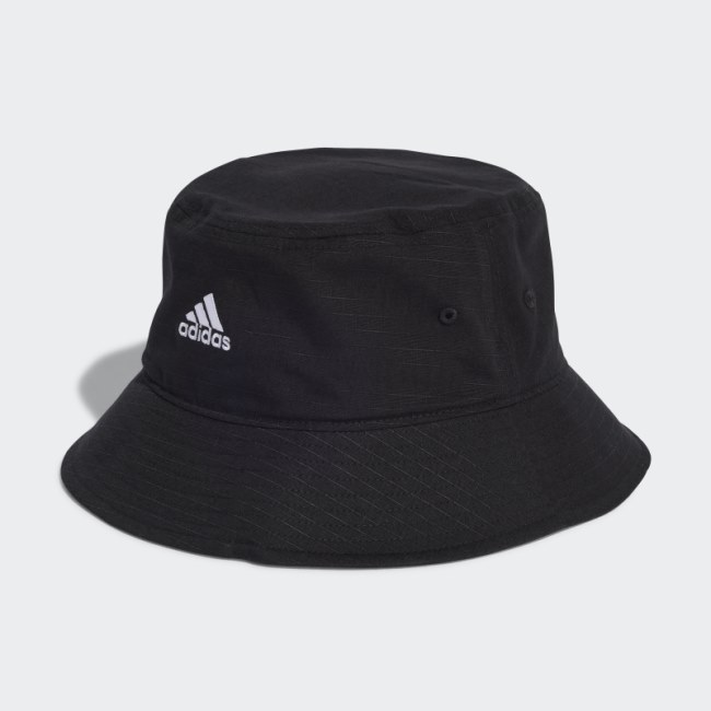 Hot Adidas Classic Cotton Bucket Hat White