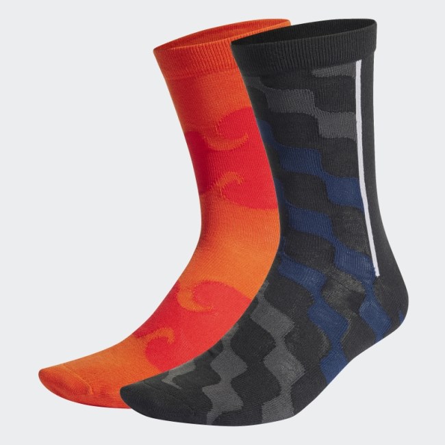 Navy Adidas Marimekko Socks 2 Pairs