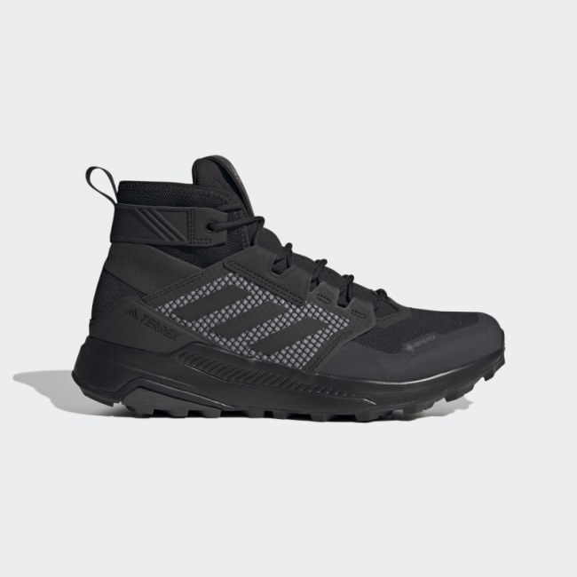 Black Adidas TERREX Trailmaker Mid GORE-TEX Hiking Shoes