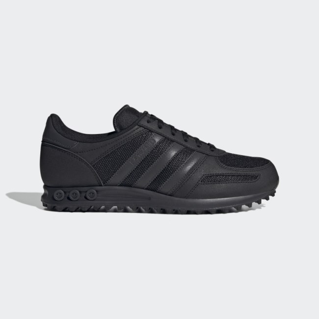 LA Trainer Shoes Black Adidas