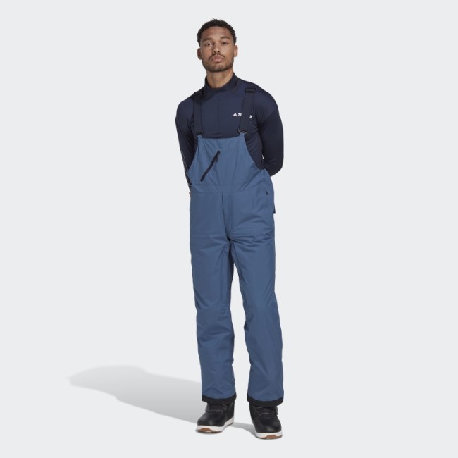 Adidas Steel Resort Two-Layer Insulated Bib Tracksuit Bottoms