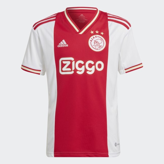 Stylish Ajax Amsterdam 22/23 Home Jersey Adidas Bold Red