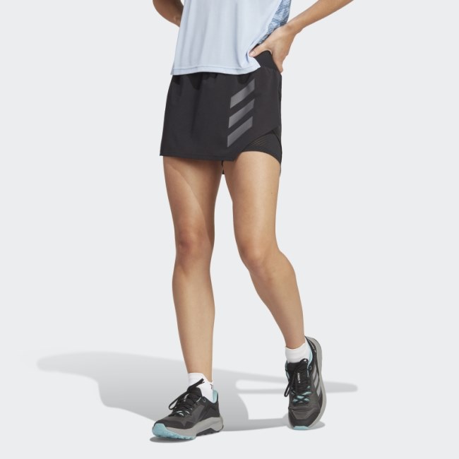 Terrex Agravic Pro Trail Running Skirt Adidas Black
