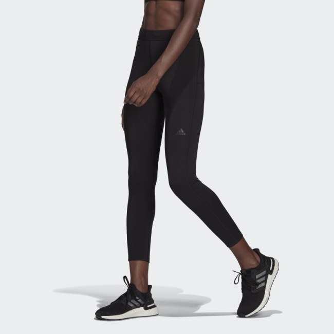 Black Adidas Run Icons 7/8 Running Leggings