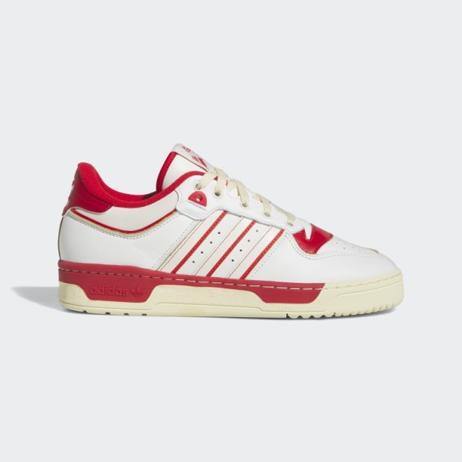 Red Adidas Rivalry Low 86 Shoes