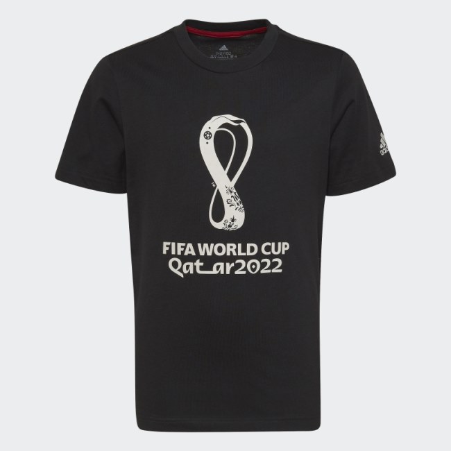 Adidas FIFA World Cup 2022 Official Emblem Tee Black