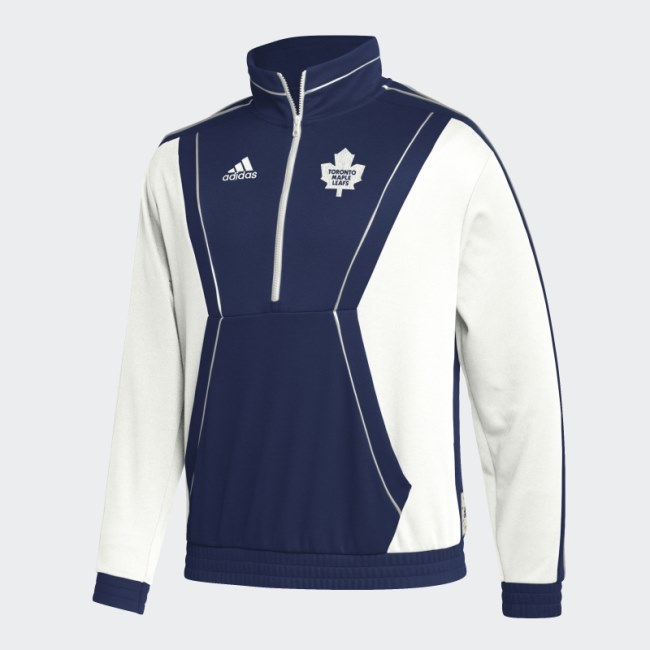 Blue Adidas Maple Leafs Classics Sweatshirt