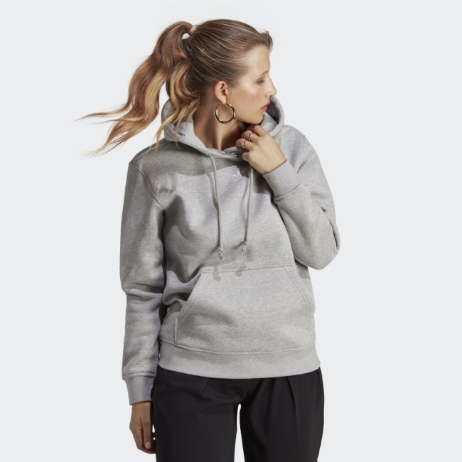 Medium Grey Adidas Adicolor Essentials Fleece Hoodie