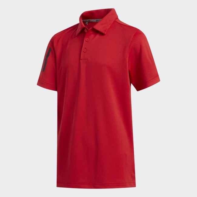 3-Stripes Polo Shirt Adidas Red