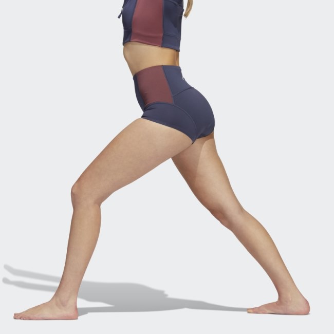 Navy Adidas Yoga Shorts
