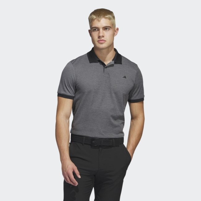 Ultimate365 No-Show Golf Polo Shirt Black Adidas