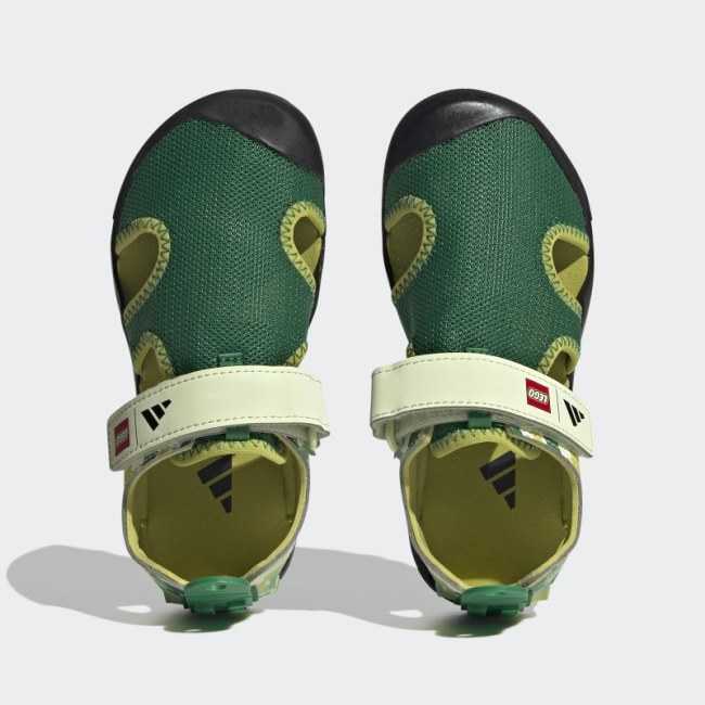 Green Adidas Terrex x LEGO Captain Toey Sandals