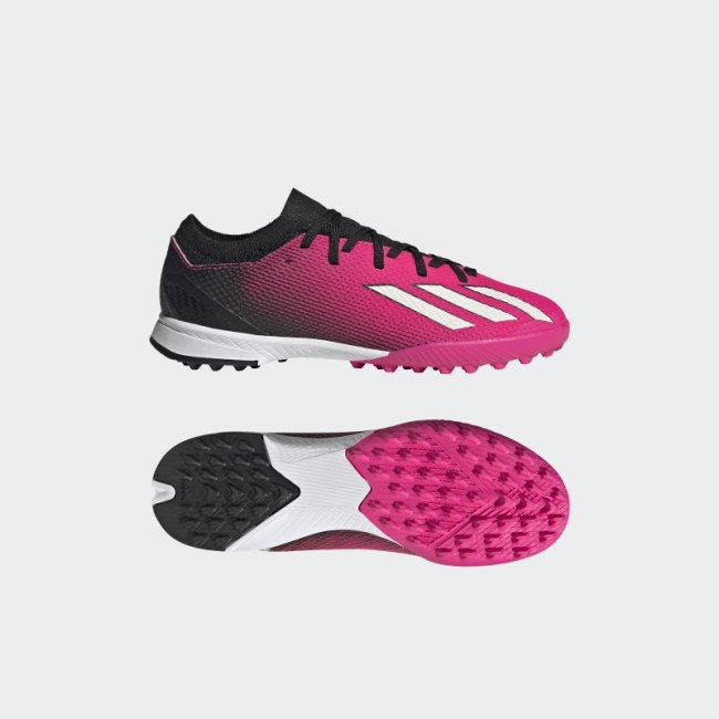 Pink Adidas X Speedportal.3 Turf Boots