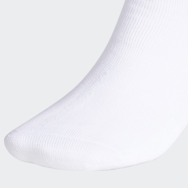 Whiteb Trefoil Crew Socks 6 Pairs Adidas