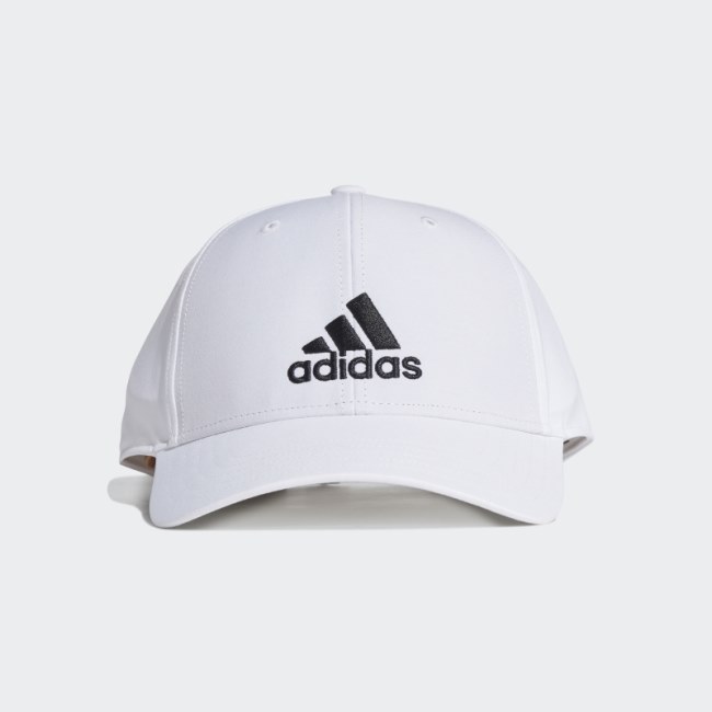 Lightweight Embroidered Baseball Cap White Adidas