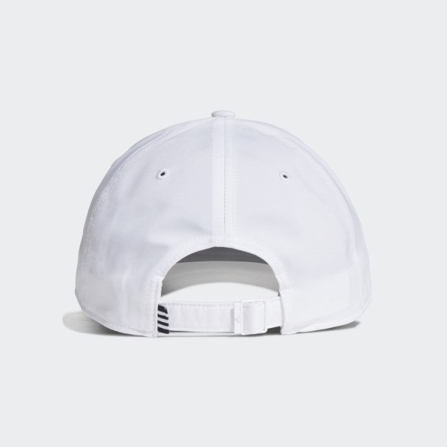 Lightweight Embroidered Baseball Cap White Adidas