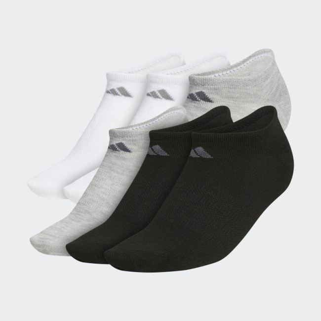 Superlite No-Show Socks 6 Pairs Adidas Multicolor
