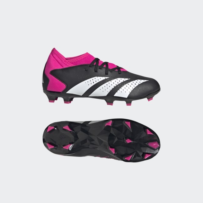 Pink Adidas Predator Accuracy.3 Firm Ground Cleats