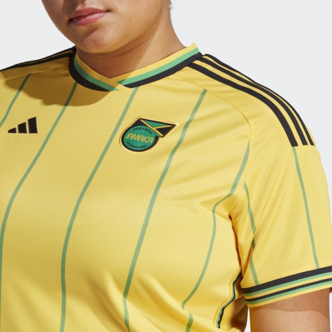 Adidas Gold Jamaica 23 Home Jersey (Plus Size)