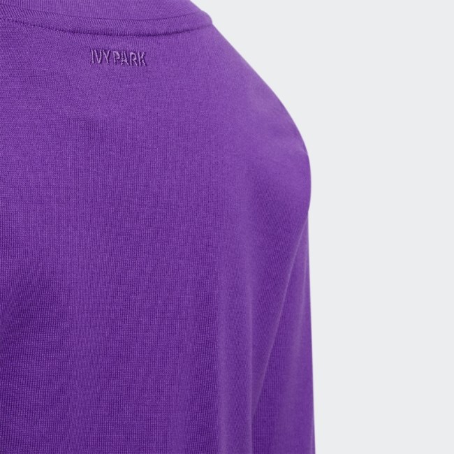 Adidas Long Sleeve Graphic Tee Purple