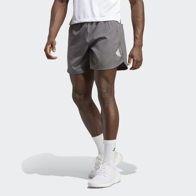 Adidas Grey AEROREADY Designed for Movement Shorts