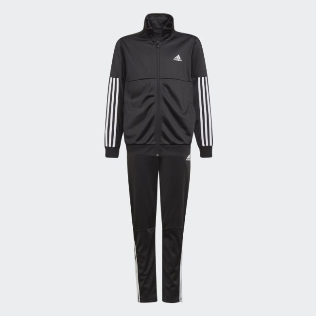 Black Adidas 3-Stripes Team Track Suit