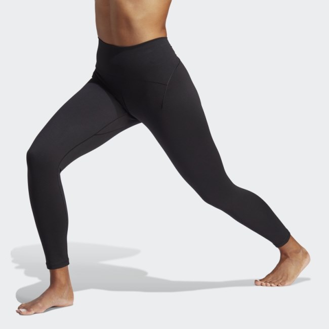 Adidas Black Yoga Studio Luxe 7/8 Leggings