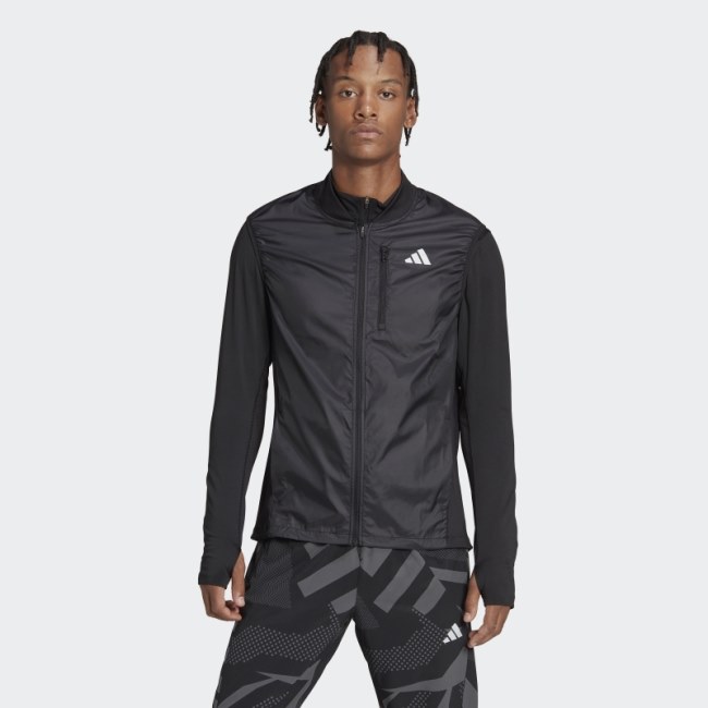 Black Adidas Own the Run Vest