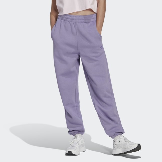 Adidas Essentials Fleece Joggers Lilac