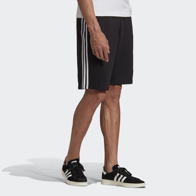 3-Stripes Sweat Shorts Black Adidas