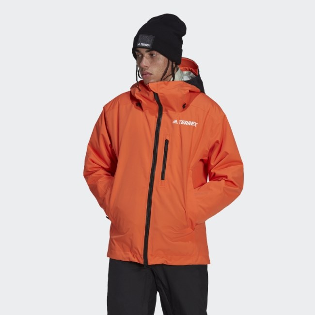 Adidas Orange Resort Three-in-One Jacket