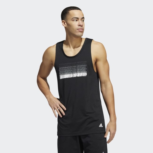 Adidas D.O.N. Issue 4 Future of Fast Tank Top Black