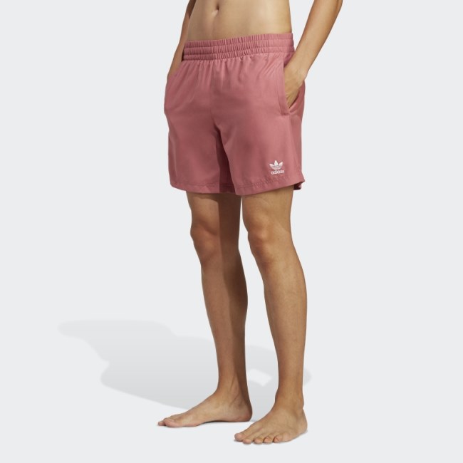 Originals Essentials Solid Swim Shorts Adidas Pink