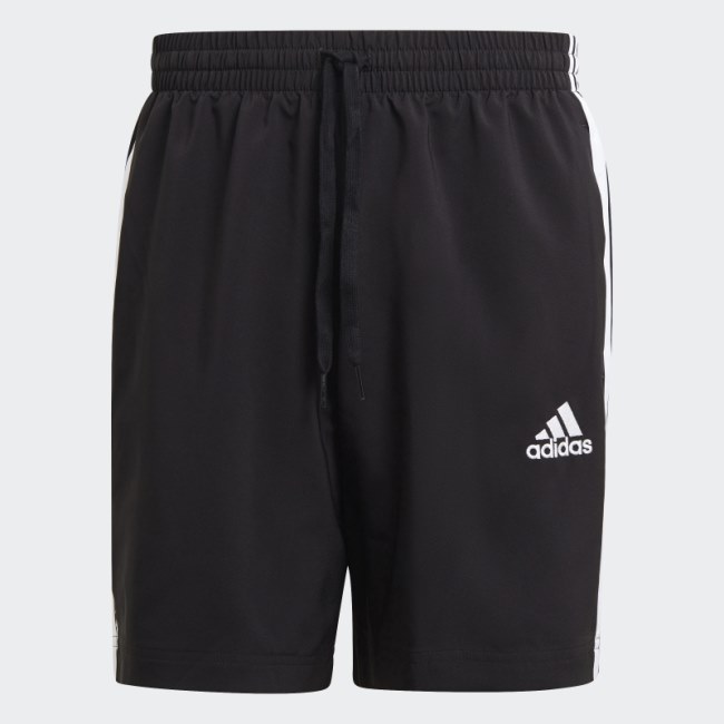 Adidas AEROREADY Essentials Chelsea 3-Stripes Shorts Black
