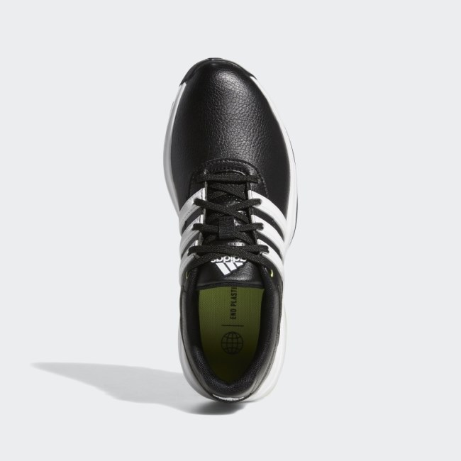 Juniors' Tour360 22 Golf Shoes Adidas Black