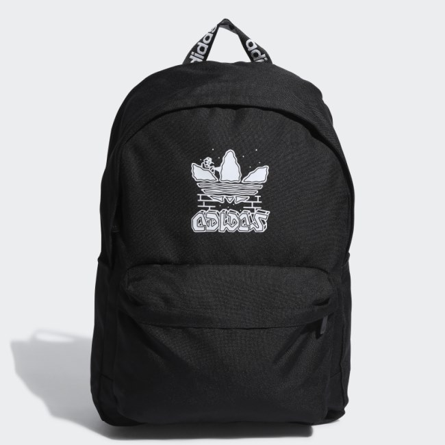Black Adidas Trefoil Classic Backpack